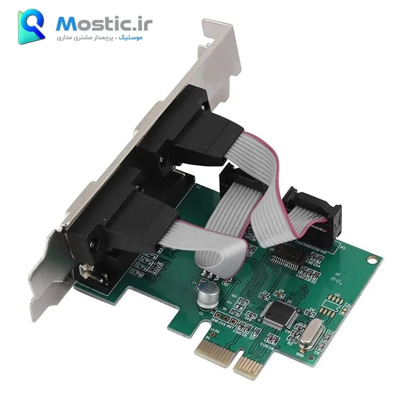 کارت اینترنال سریال RS232 پورت COM کام دو پورت و پارالل PCI Express — تصویر ۱۲