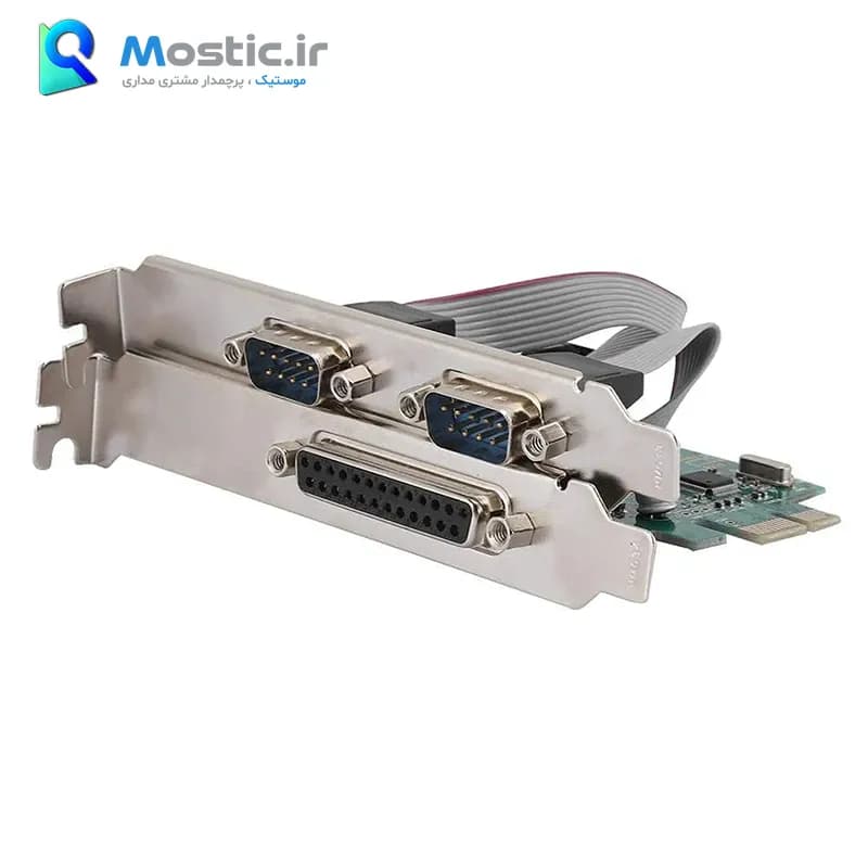 کارت اینترنال سریال RS232 پورت COM کام دو پورت و پارالل PCI Express — تصویر ۸