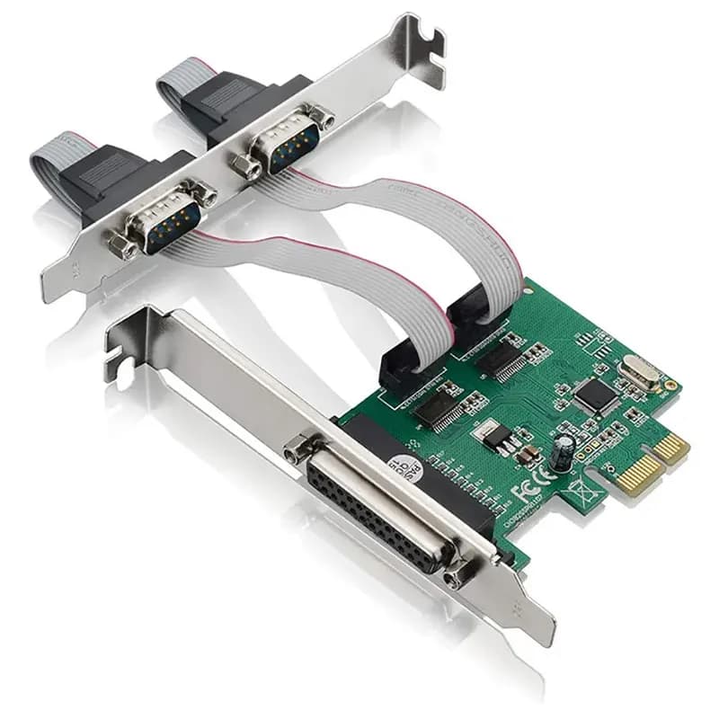 کارت اینترنال سریال RS232 پورت COM کام دو پورت و پارالل PCI Express