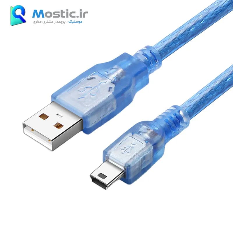 کابل تبدیل USB به Mini USB رویال طول 1.5 متری دارای نویزگیر الکترومغناطیسی — تصویر ۴