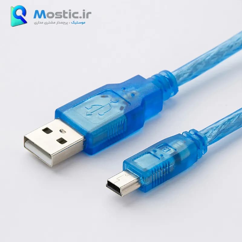 کابل تبدیل USB به Mini USB رویال طول 1.5 متری دارای نویزگیر الکترومغناطیسی — تصویر ۵