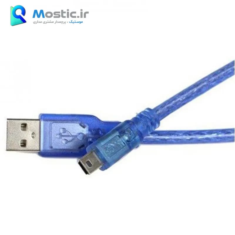 کابل تبدیل USB به Mini USB رویال طول 0.3 متری — تصویر ۳