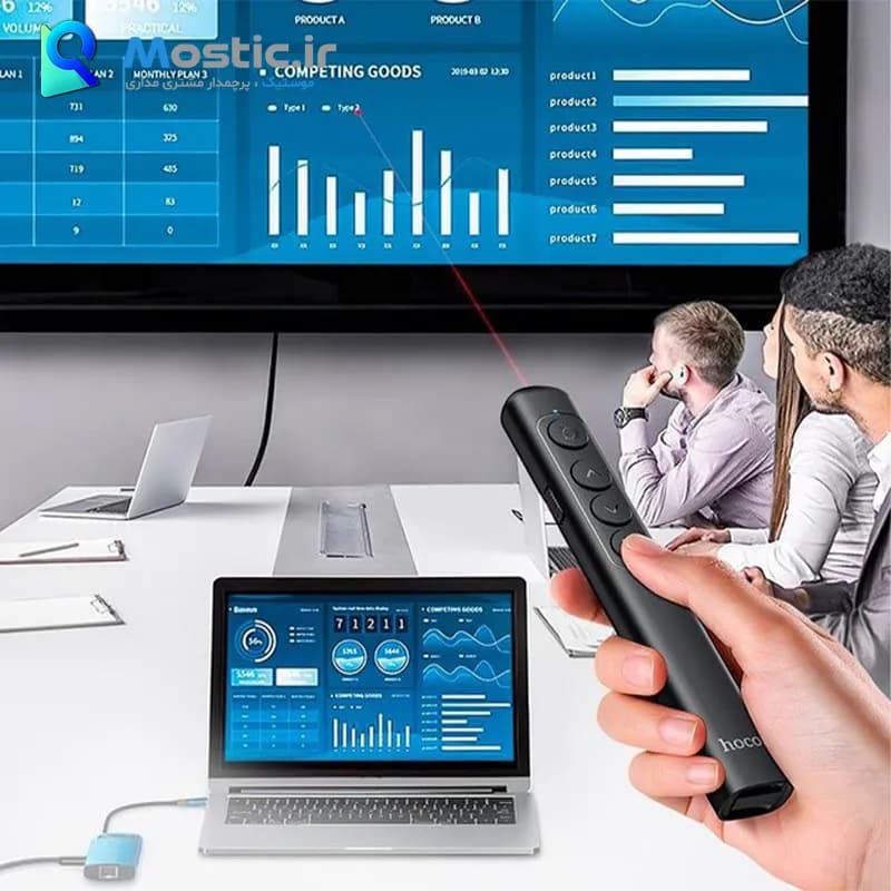 پرزنتر لیزری بی سیم ارائه هوکو مدل GM200 — تصویر ۹