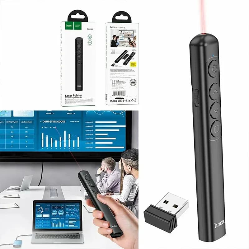 پرزنتر لیزری بی سیم ارائه هوکو مدل GM200