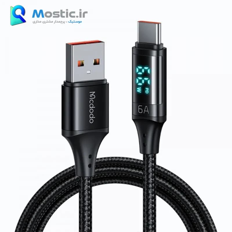 کابل تبدیل USB به USB-C مک دودو مدل CA-108 طول 1.2 متری — تصویر ۳