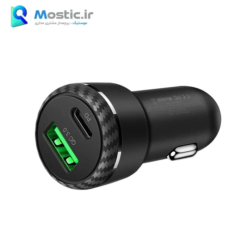 شارژر فندکی 38 وات مک دودو مدل CC-597 فناوری PD+QC — تصویر ۴