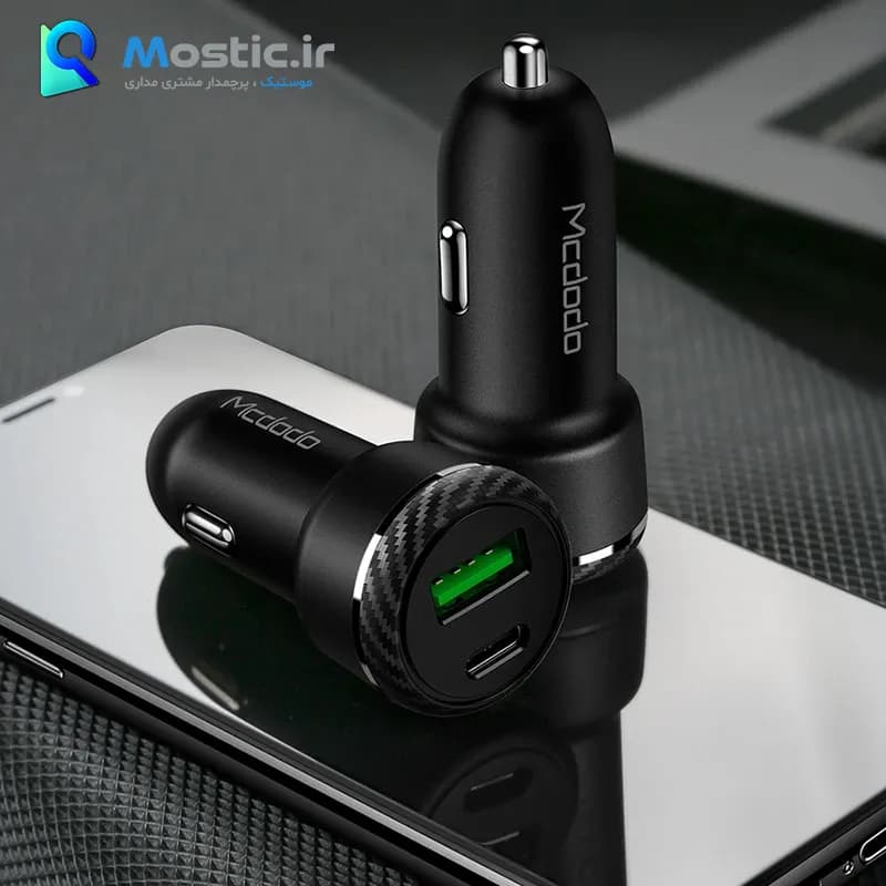 شارژر فندکی 38 وات مک دودو مدل CC-597 فناوری PD+QC — تصویر ۹