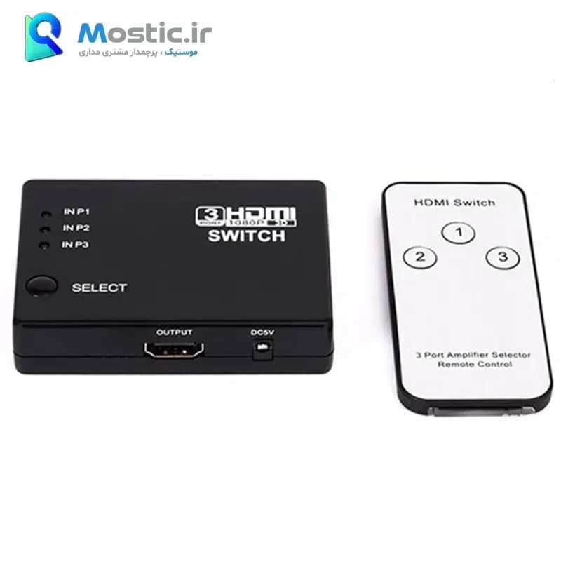 سوییچ 1 به 3 HDMI ایفورتک مدل 1080p 3D — تصویر ۳