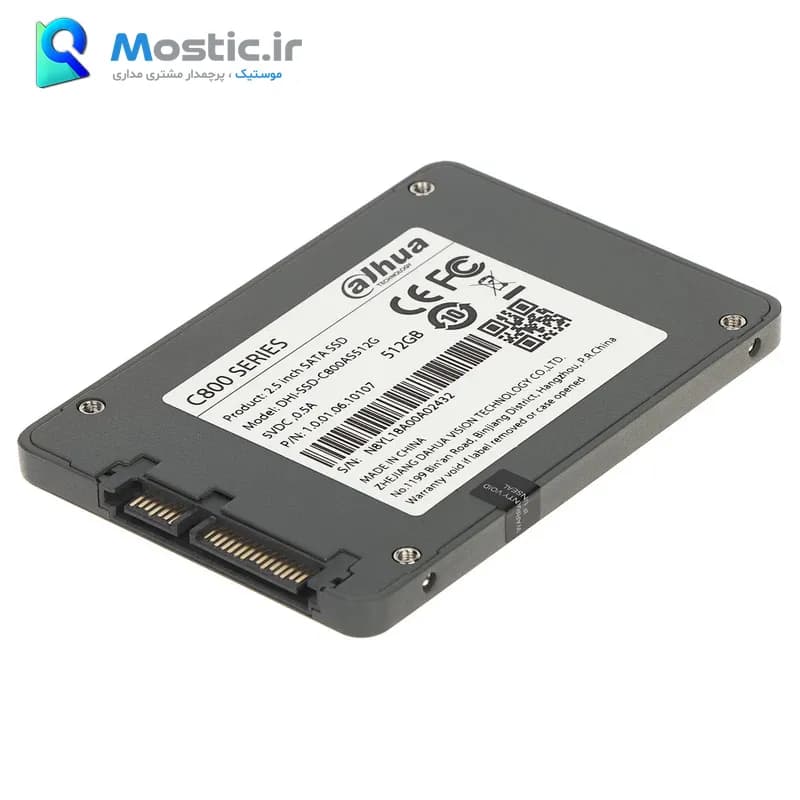 اس اس دی (SSD) اینترنال داهوا مدل DHI-SSD-C800AS512G ظرفیت 512 گیگابایت — تصویر ۶