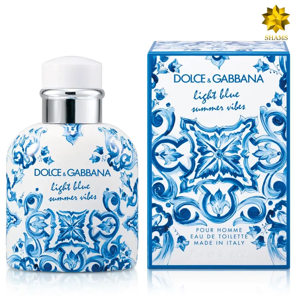 Dolce & Gabbana Light Blue Summer Vibes Pour Homme Edt 75ml — تصویر ۵