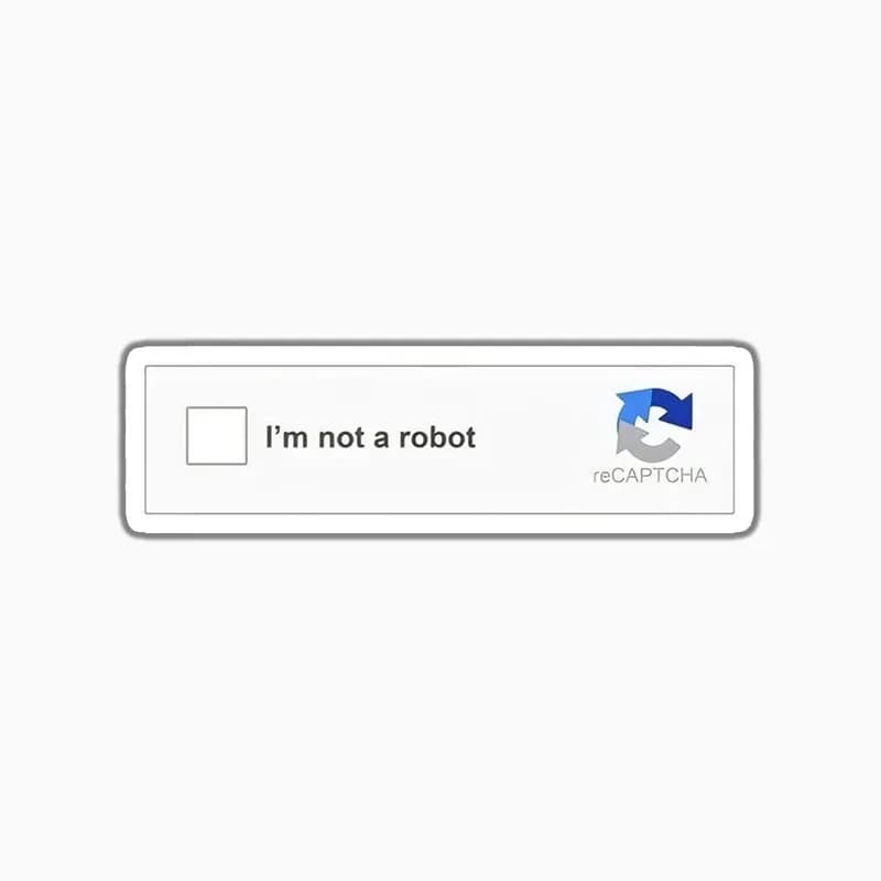 استیکر لپ تاپ و موبایل من ربات نیستم im not a robot کد 21