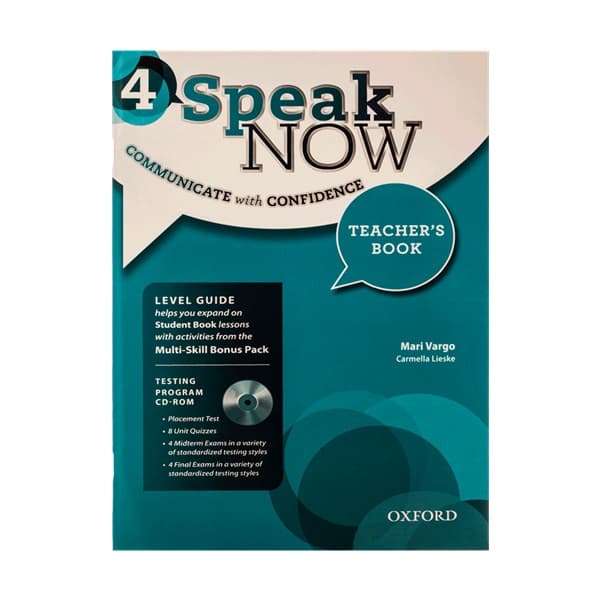 کتاب معلم اسپیک نو چهار Speak Now 4 Teachers Book — تصویر ۳