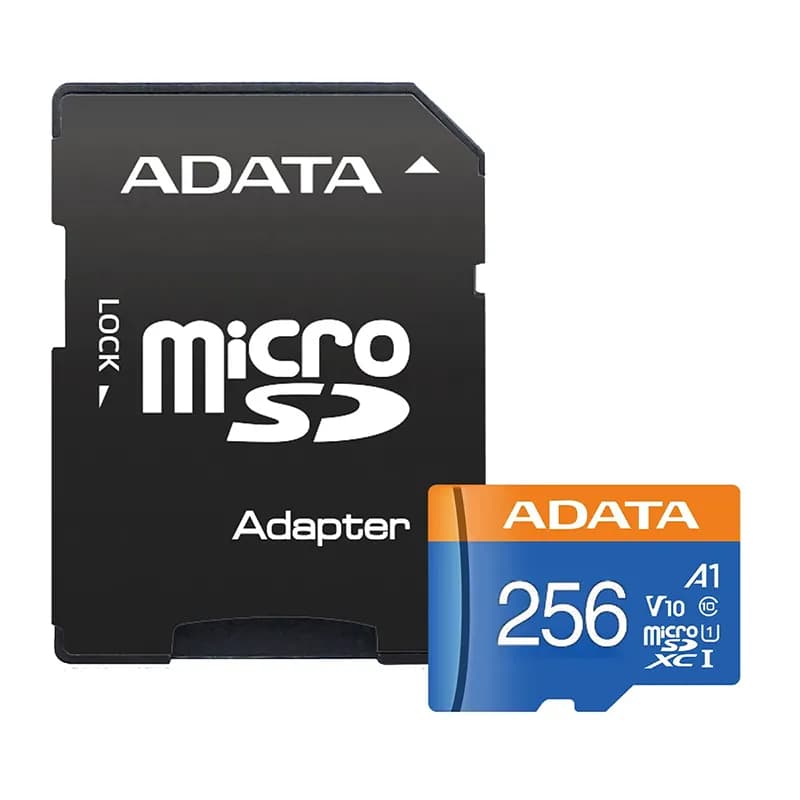 کارت حافظه microSDXC ای دیتا مدل V10 A1 کلاس 10 سرعت 100MBps استاندارد UHS-I ظرفیت 256 گیگابایت — تصویر ۴