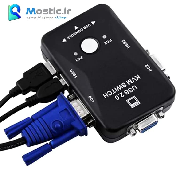 کابل کی وی ام USB VGA KVM آی فورتک طول 1.5 متری — تصویر ۷
