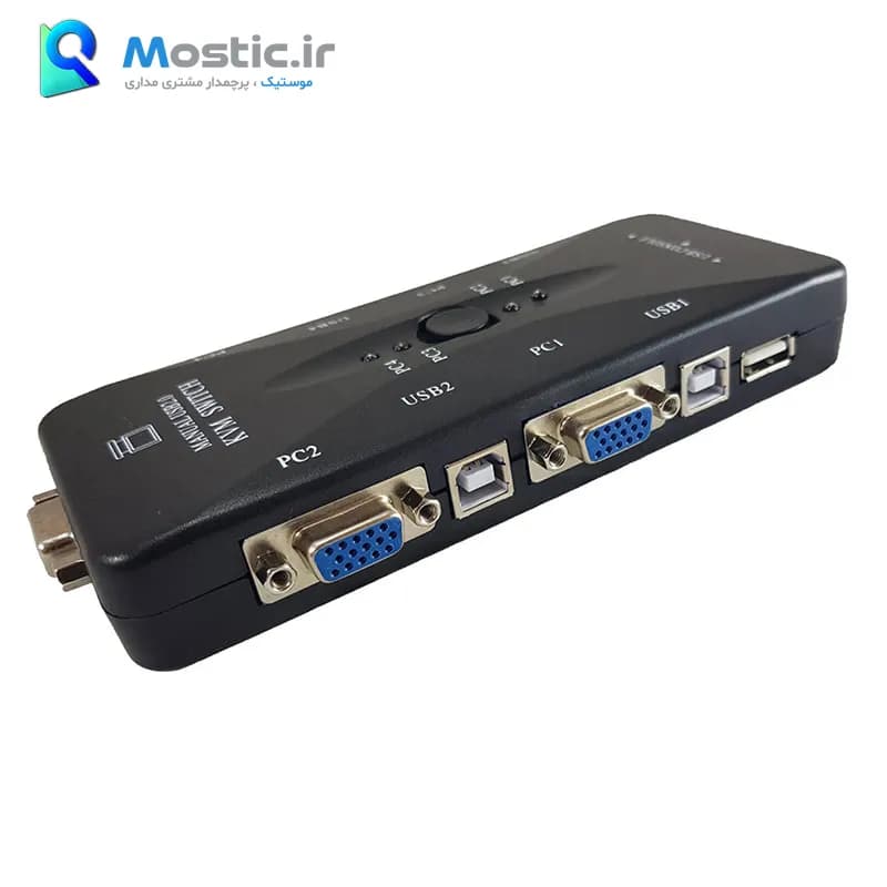 سوییچ 4 پورت کی وی ام USB VGA KVM آی فورتک مدل 4UK — تصویر ۱۰