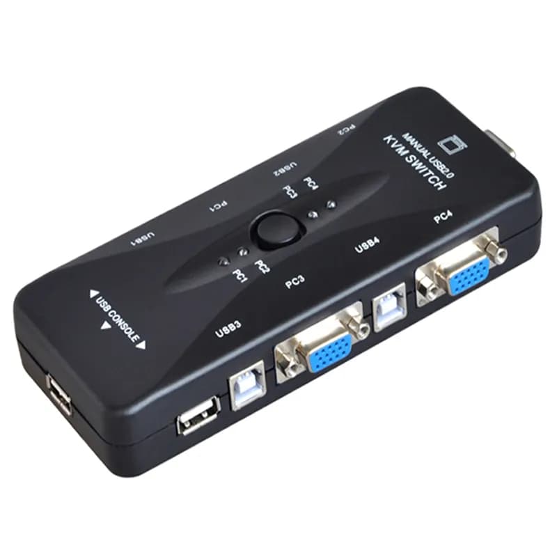سوییچ 4 پورت کی وی ام USB VGA KVM آی فورتک مدل 4UK — تصویر ۷