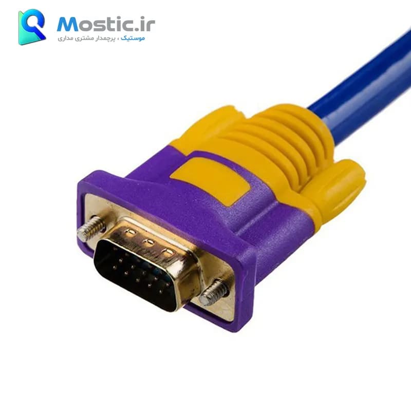 کابل VGA آی فورتک مدل 9+3 رشته طول 1.5 متری — تصویر ۹