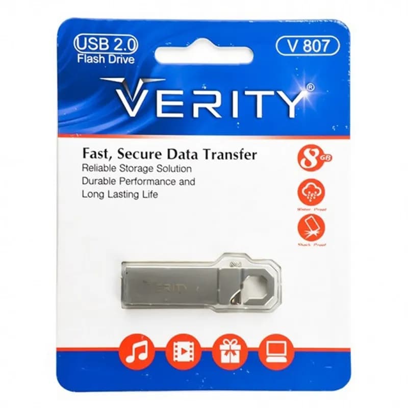 فلش مموری وریتی مدل V807 ظرفیت 8 گیگابایت — تصویر ۳