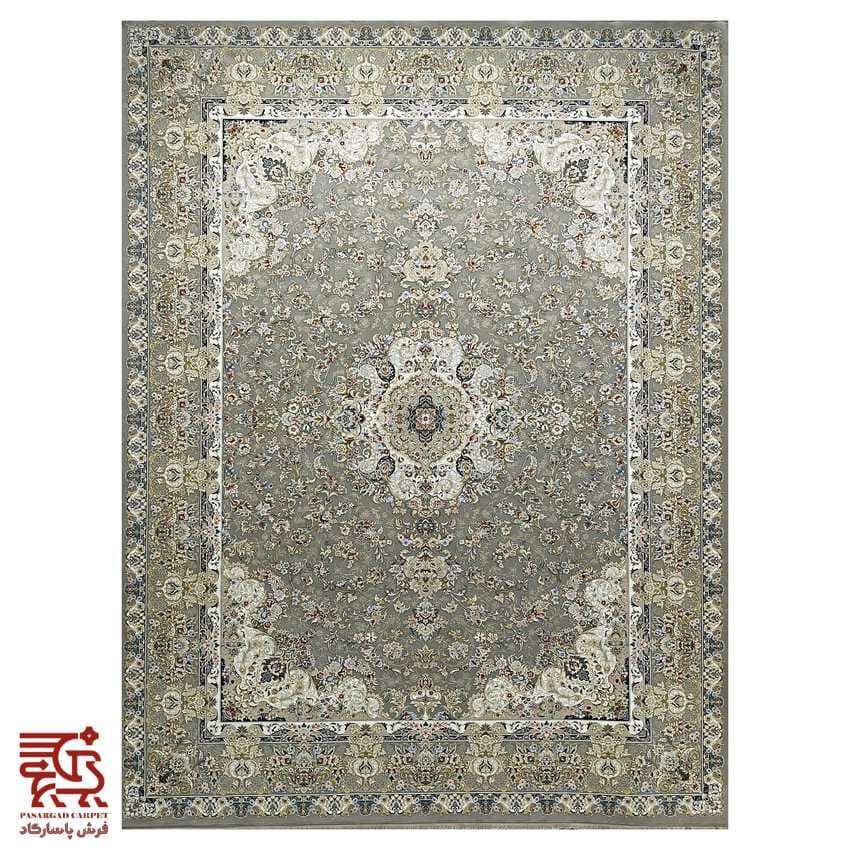فرش طرح ترنج 1200 شانه ماشینی کد 12812
