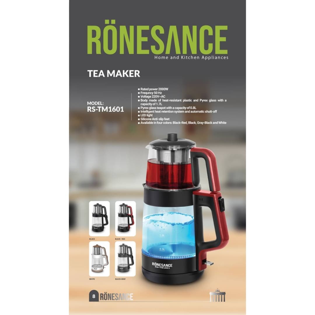 چای ساز رونسانس Ronesance مدل RS-TM1601 — تصویر ۷