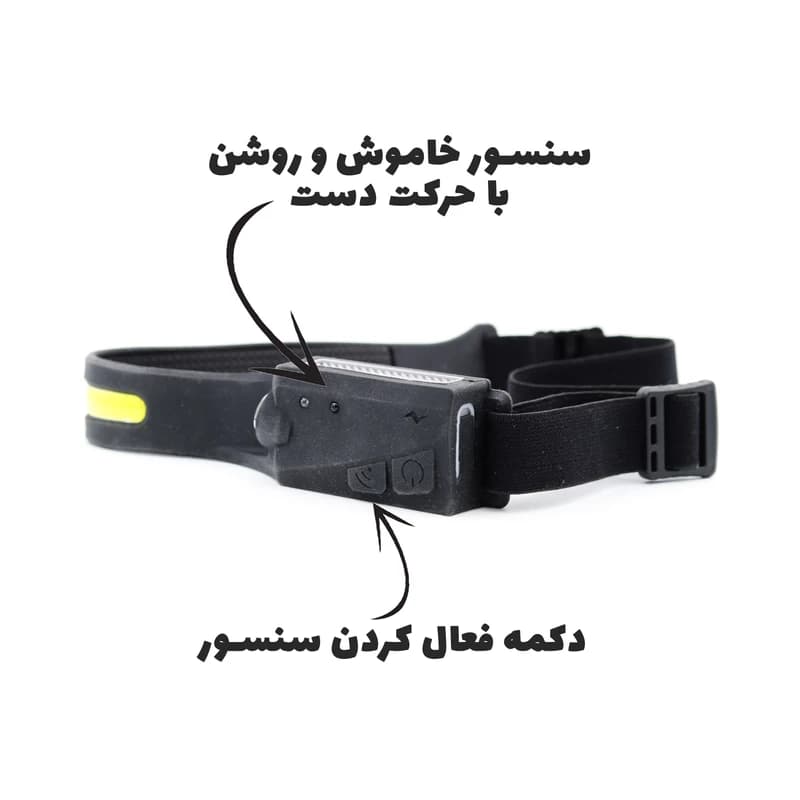 هدلایت ورزشی سنسوردار 4 حالته — تصویر ۷