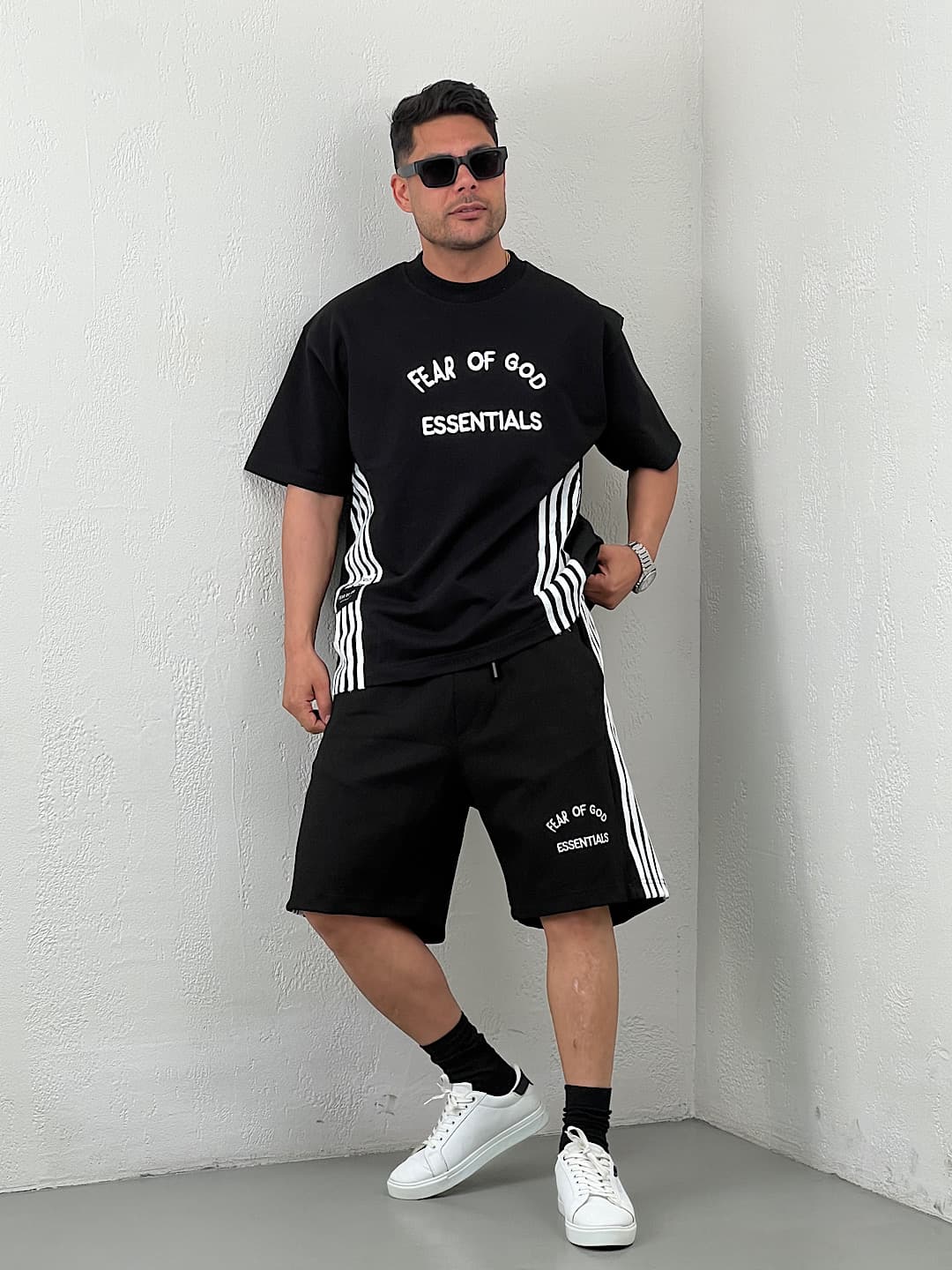 ست مردانه تیشرت و شلوارک FEAR OF GOD