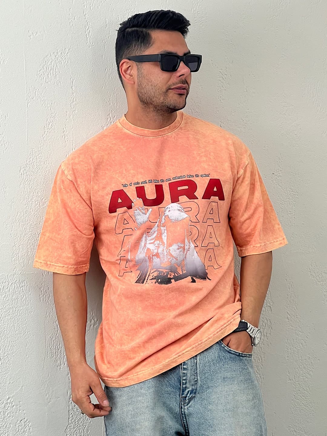تیشرت مردانه سنگشور AURA