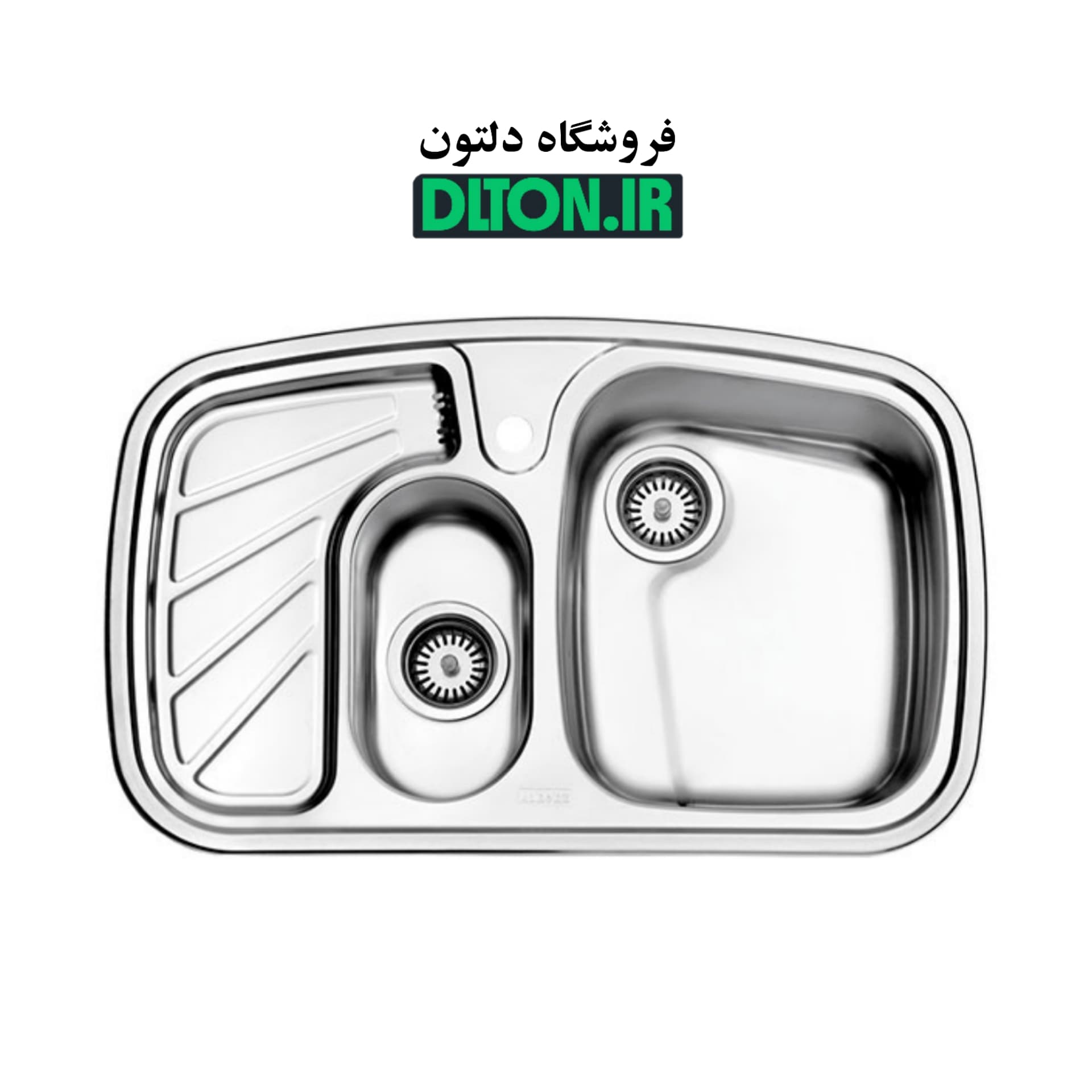 سینک توکار مدل 608 استیل البرز — تصویر ۹