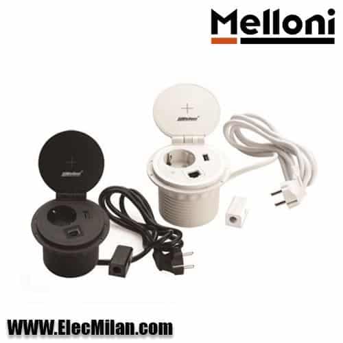 پریز توکار گرد اسمارت ملونی 10032