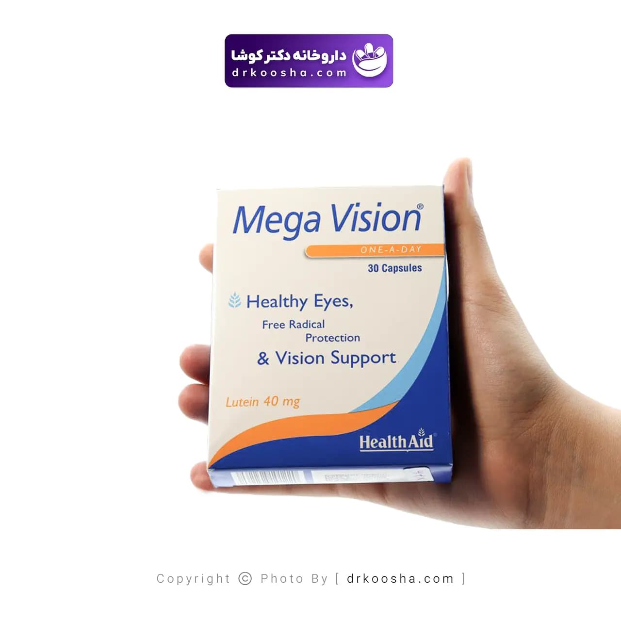 کپسول مگا ویژن هلث اید بسته 30 عددی — تصویر ۳
