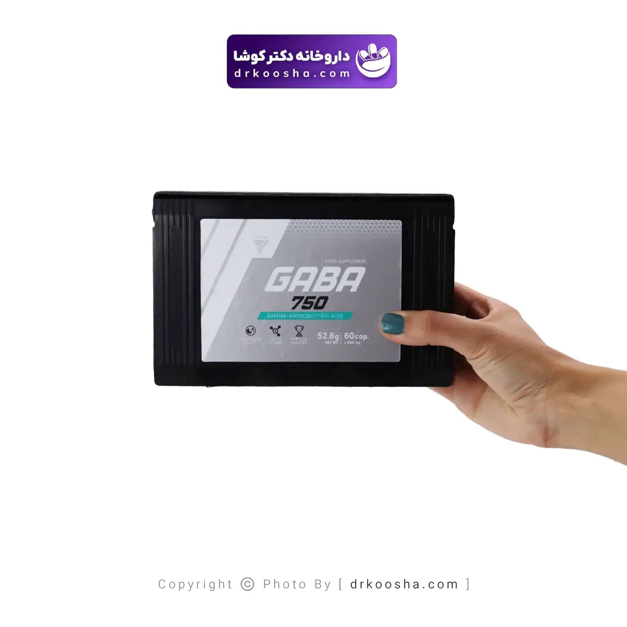 کپسول گابا 750 ترک نوتریشن 60 عددی — تصویر ۳