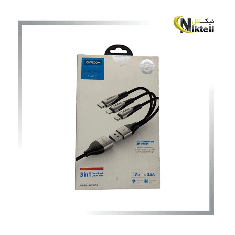 کابل شارژ 1 به 3 جویروم مدل S-M411 — تصویر ۷