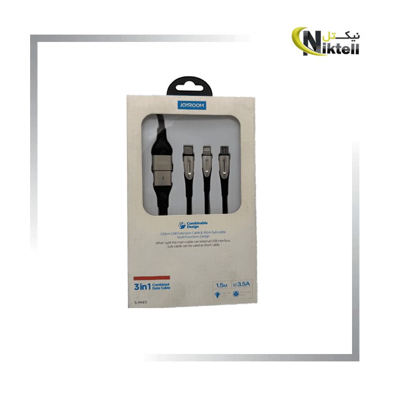 کابل شارژ 1 به 3 جویروم مدل S-M411 — تصویر ۳
