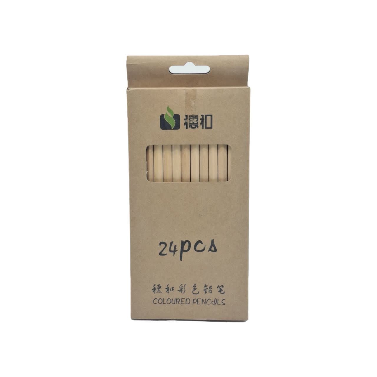 مداد رنگی 24 رنگ چوبی TipTop (6 بسته)