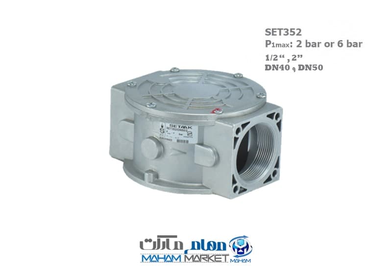 فیلتر گازی ستاک رزوه ای “1/2 ,1 و “2 مدل SET353