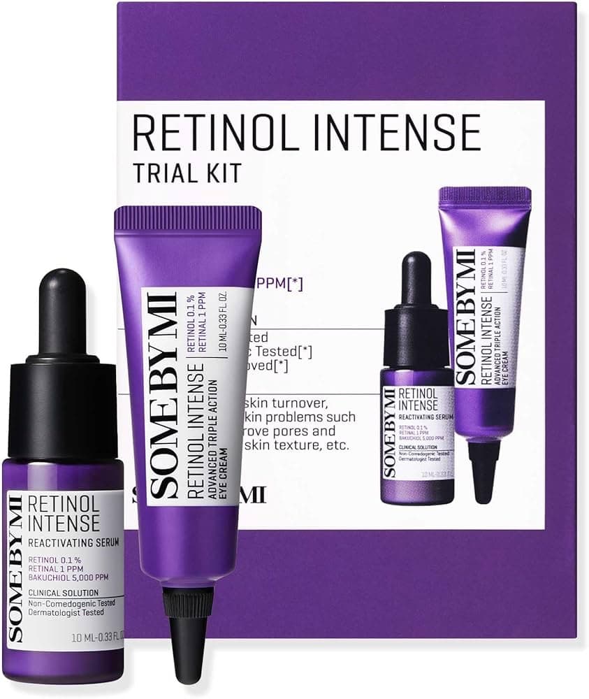 پک رتینول سام بای می دورچشم و سرم (SOME BY MI Retinol Intense Trial Kit) | سرم و کرم دور چشم ضدچروک