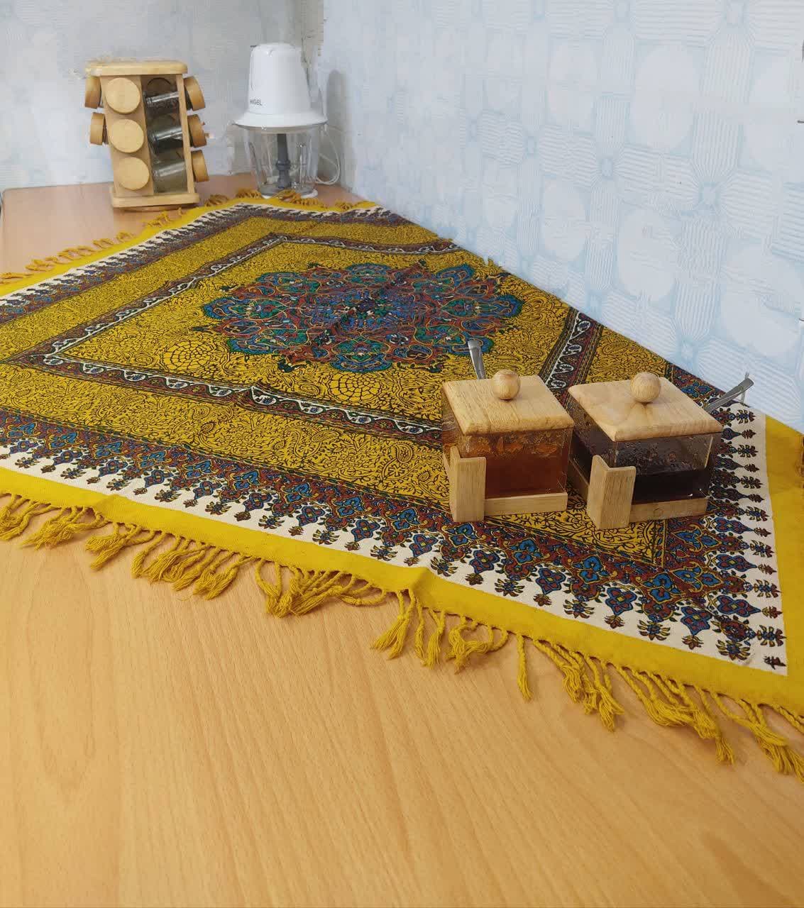 پارچه قلمکار صادراتی رنگی