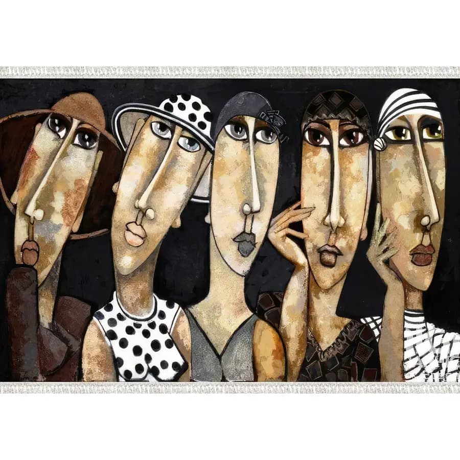 تابلو فرش و دیوارکوب هانوکس کد 522-1