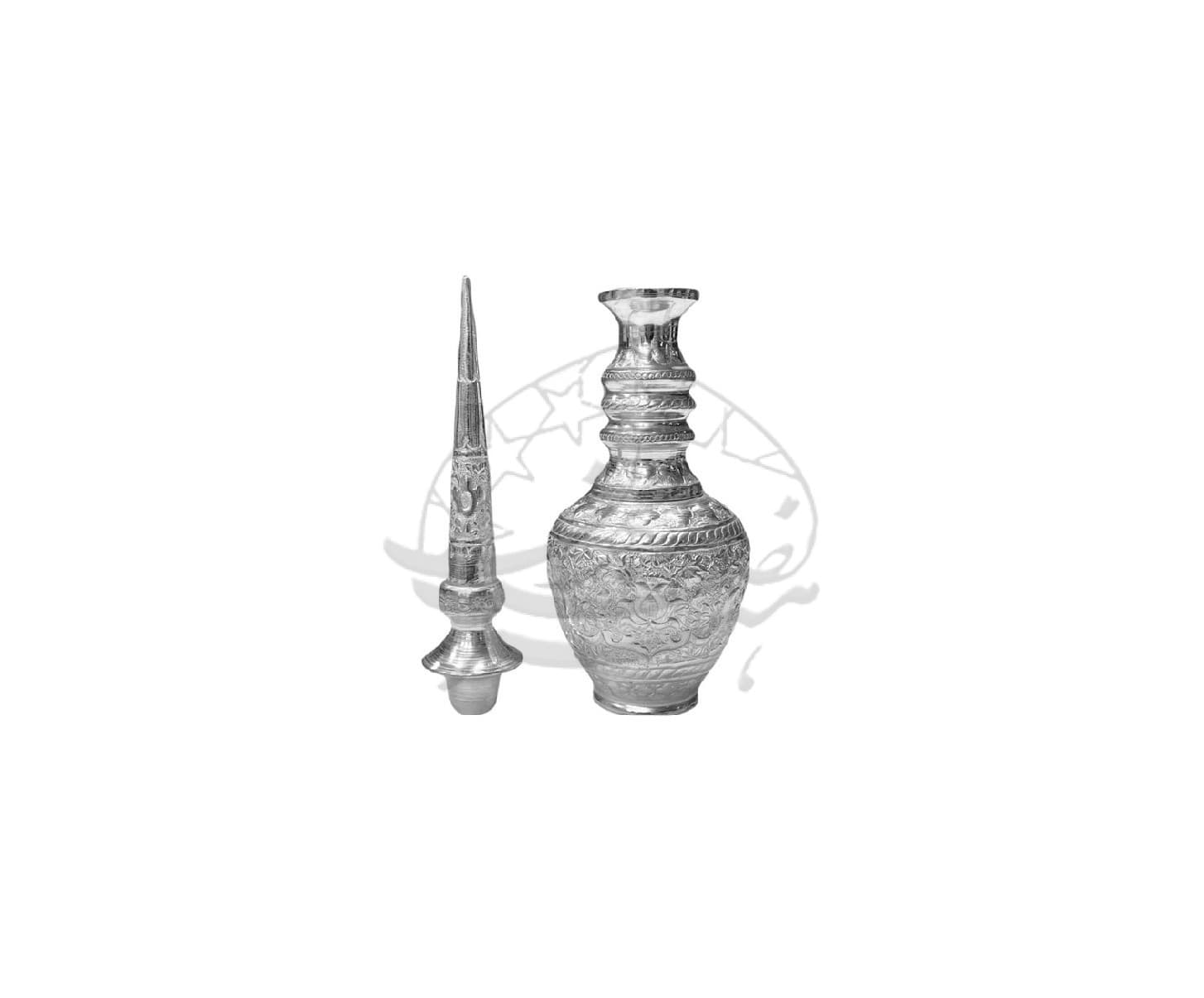 تنگ شاخدار قلم زنی ریز روکش نقره — تصویر ۷