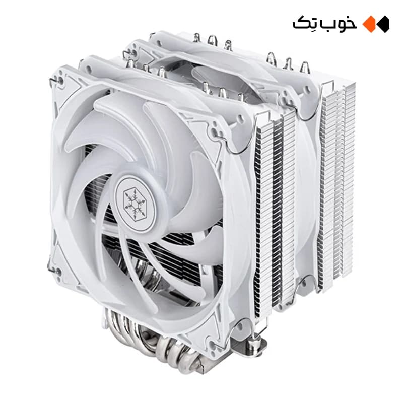 خنک کننده پردازنده سیلوراستون مدل Hydrogon D120W ARGB — تصویر ۱۱