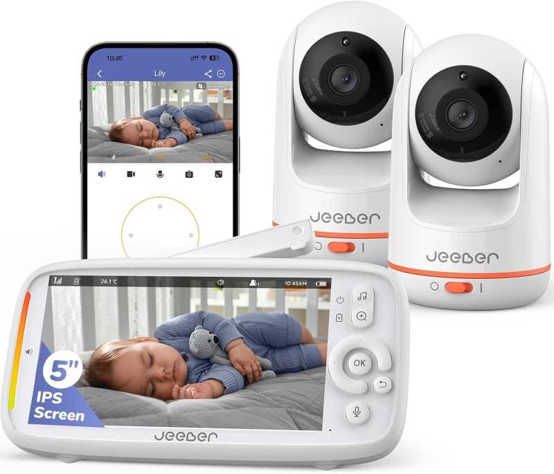 پیجر تصویری اتاق کودک برند jeeber مدل ‎VB805Pro — تصویر ۱۱