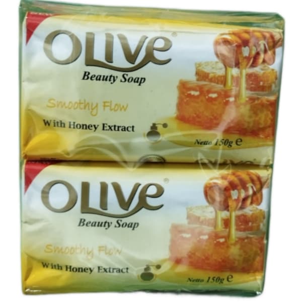 صابون الیو 150 گرمی Olive با عصاره عسل بسته 4 عددی — تصویر ۲