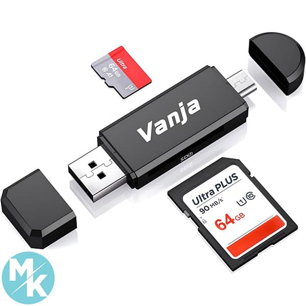 کارتخوان USB به SD/TF Card و Micro SD برند Vanja مدل ‎310