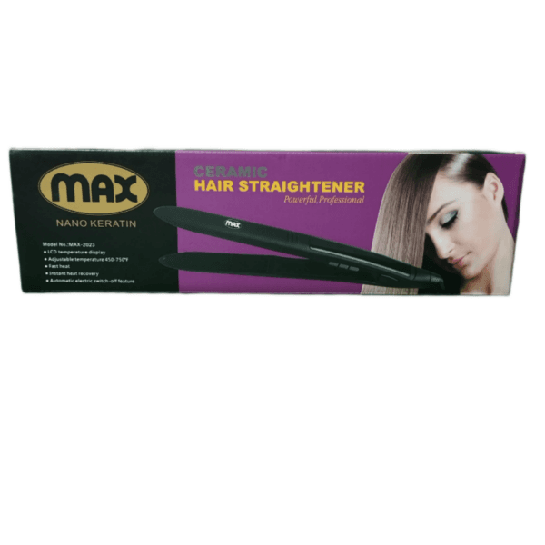 اتو مو کراتینه مکس MAX CERAMIC HAIR STRAIGHTENER MAX-2023