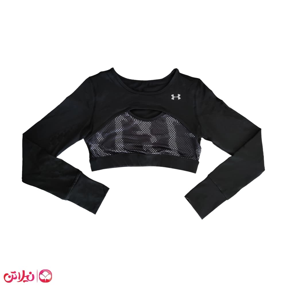نیم تنه ورزشی under armour فینگردار آستین بلند مدل243 — تصویر ۵