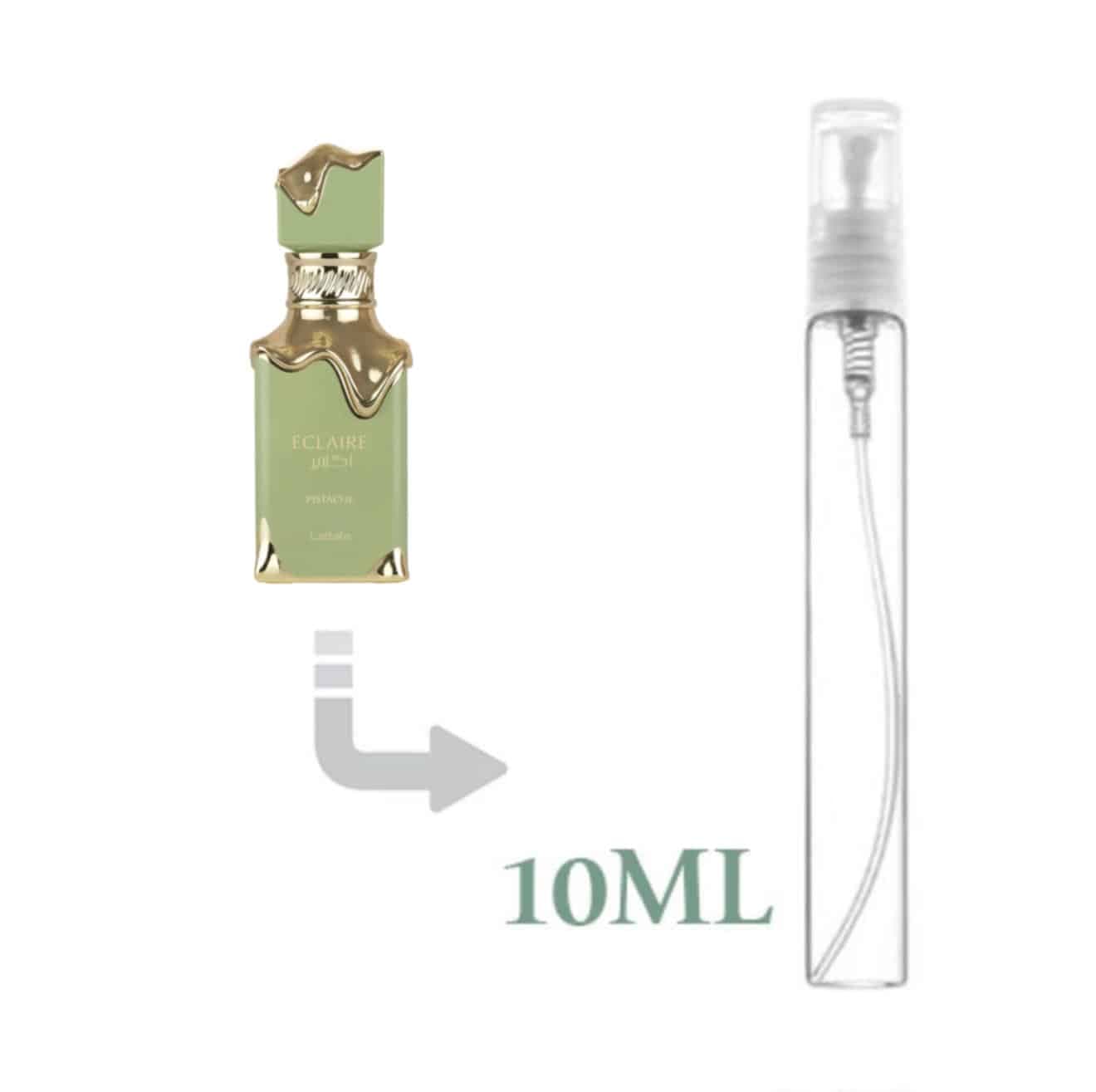 دکانت 10 میل ادکلن لطافه مدل اکلایر پستاش Eclaire Pistache