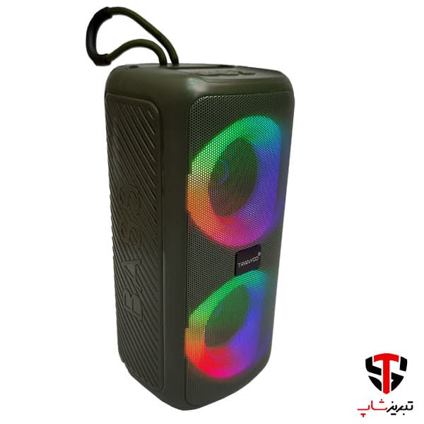 اسپیکر بلوتوثی قابل حمل ترانیو مدل B02 — تصویر ۳