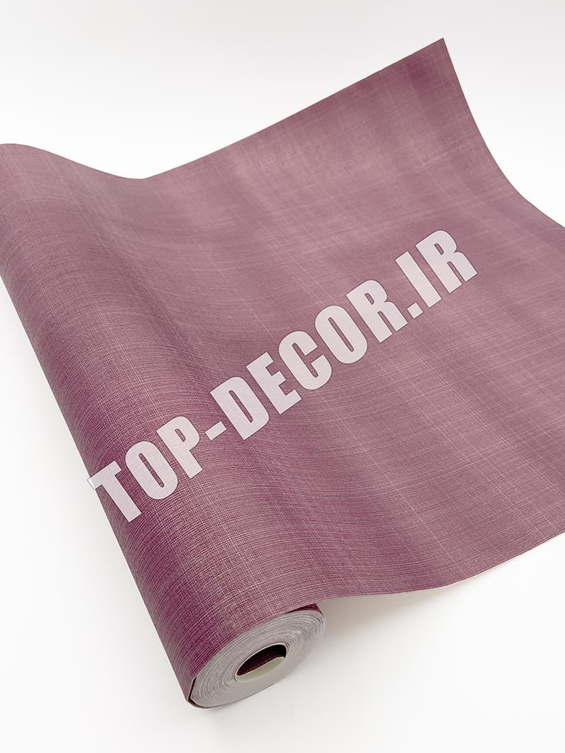 کاغذ دیواری قابل شستشو PVC طرح بنفش