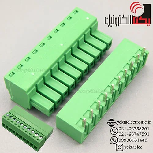 ترمینال فونیکس10 پین رایت انگل 3.81 میلیمتر — تصویر ۳