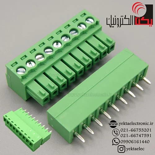 ترمینال فونیکس9 پین صاف 3.81 میلیمتر — تصویر ۳